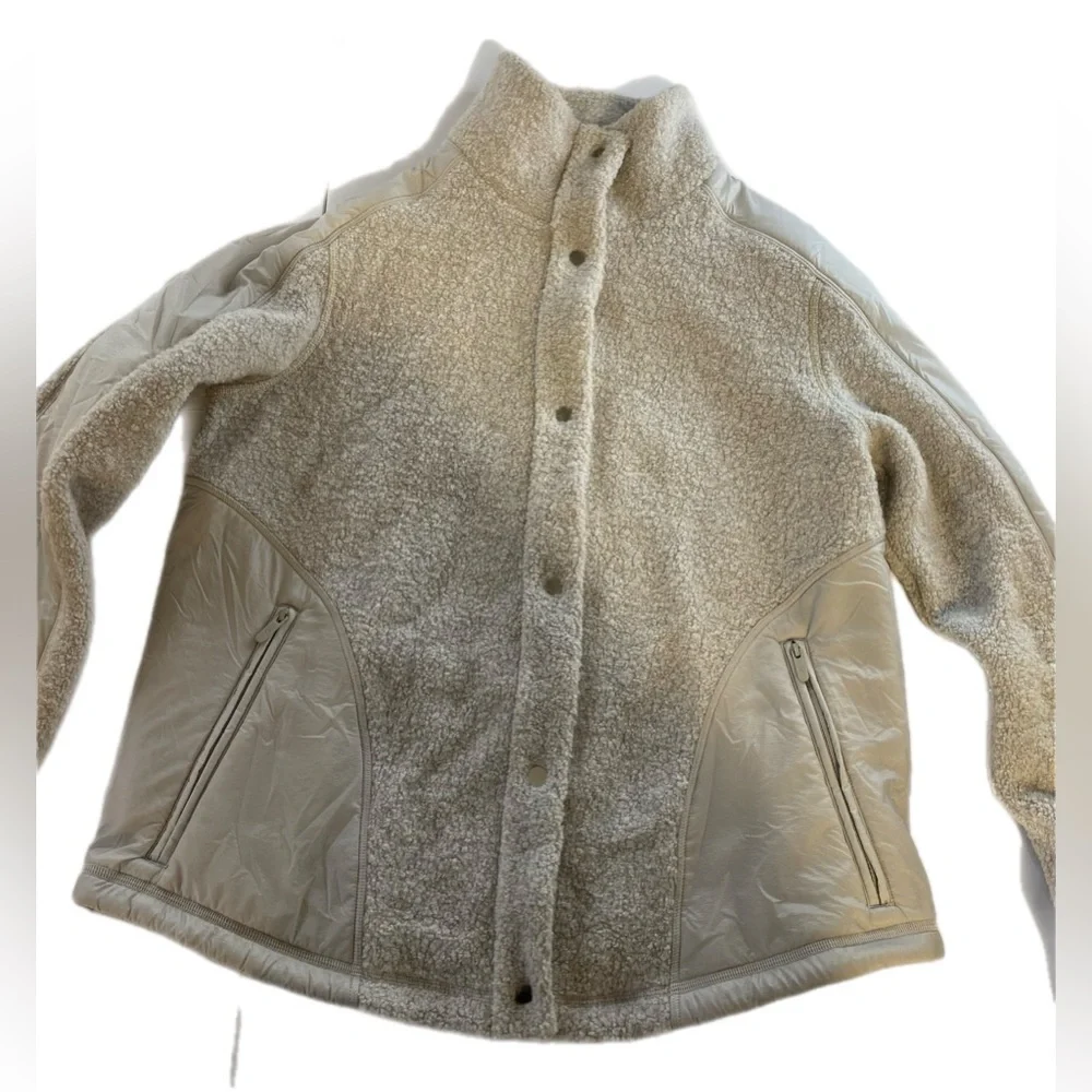 Lululemon Go Cozy Jacket Heathered Ceramic size 4 - Picture 13 of 14